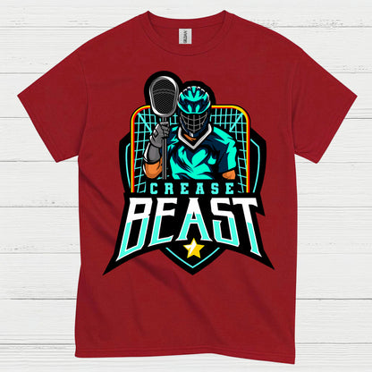 Crease Beast Lacrosse Goalie T Shirt