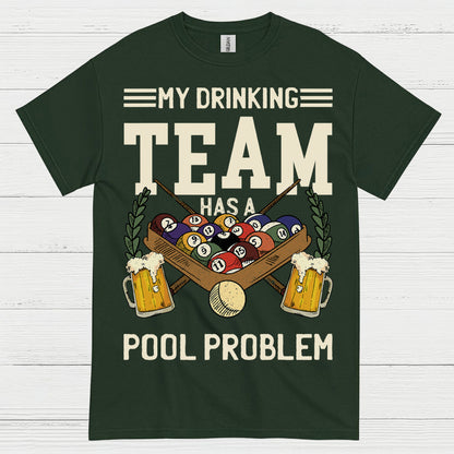 Pool Drinking Team Funny Billiards T Shirt