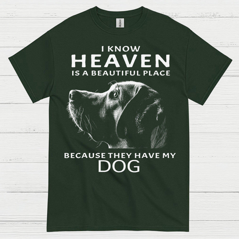 I Know Heaven Is A Beautiful Place Because They Have My Dog T Shirt
