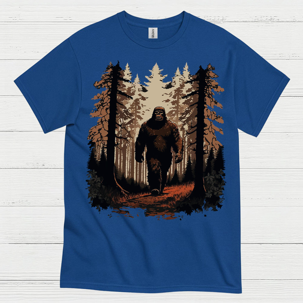 Forest Walk Bigfoot T Shirt