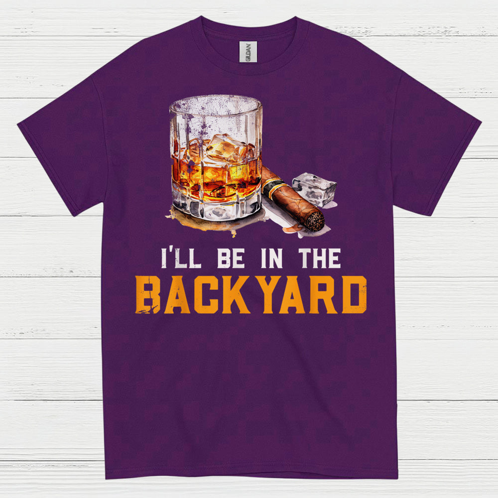 Backyard Whiskey Cigar Time T Shirt