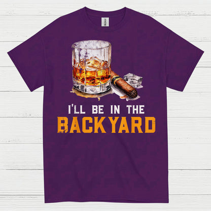 Backyard Whiskey Cigar Time T Shirt