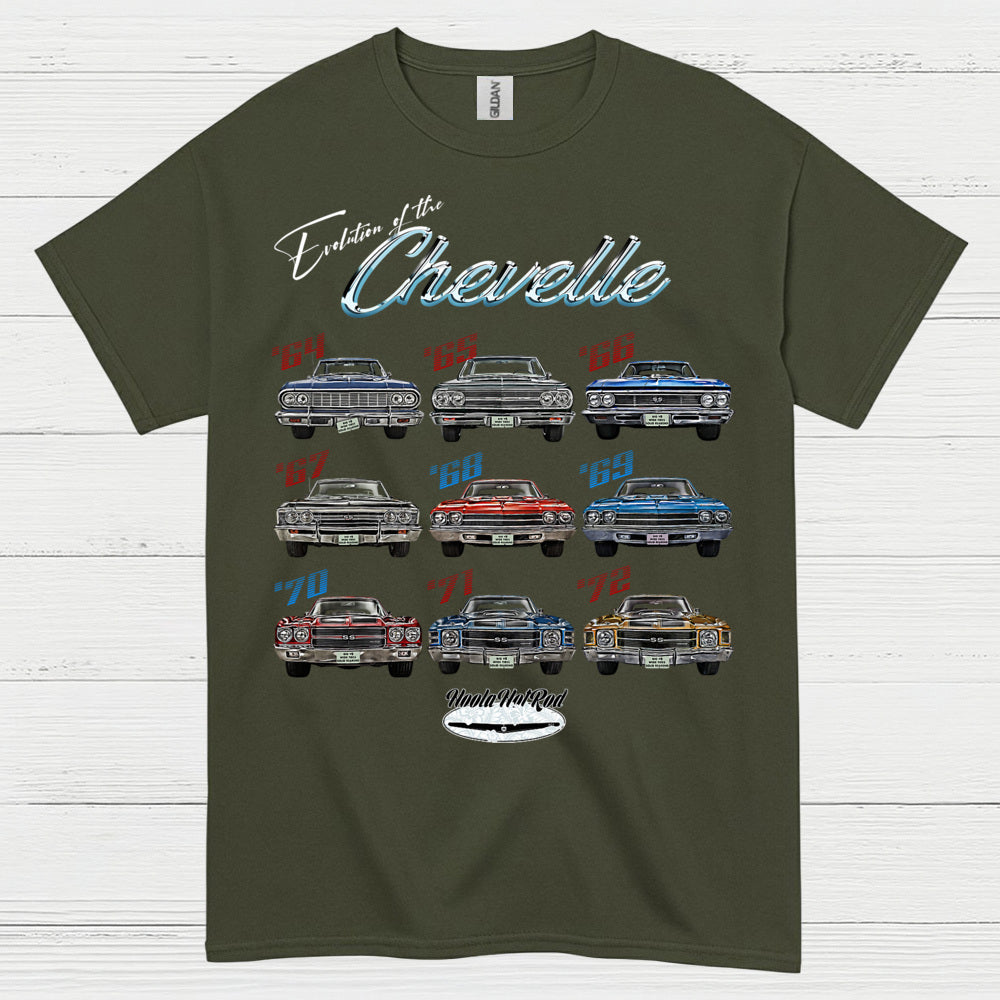 Evolution Of The Chevelle T Shirt