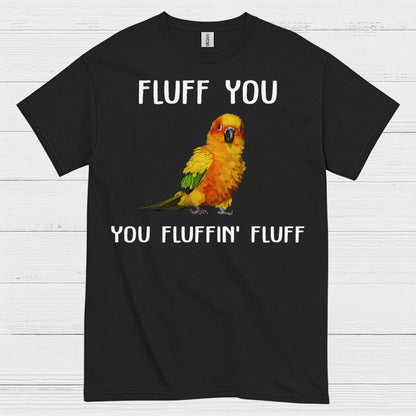 Fluff You Funny Parrot T Shirt
