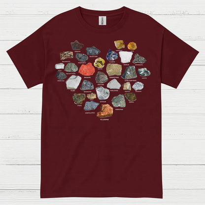 Rock And Mineral Identification Chart T Shirt