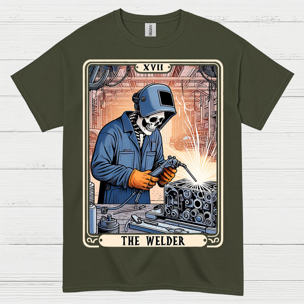 The Welder Tarot Card T Shirt