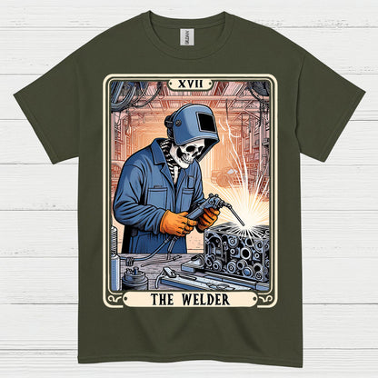 The Welder Tarot Card T Shirt