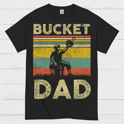 Bucket Dad Softball Catch T Shirt