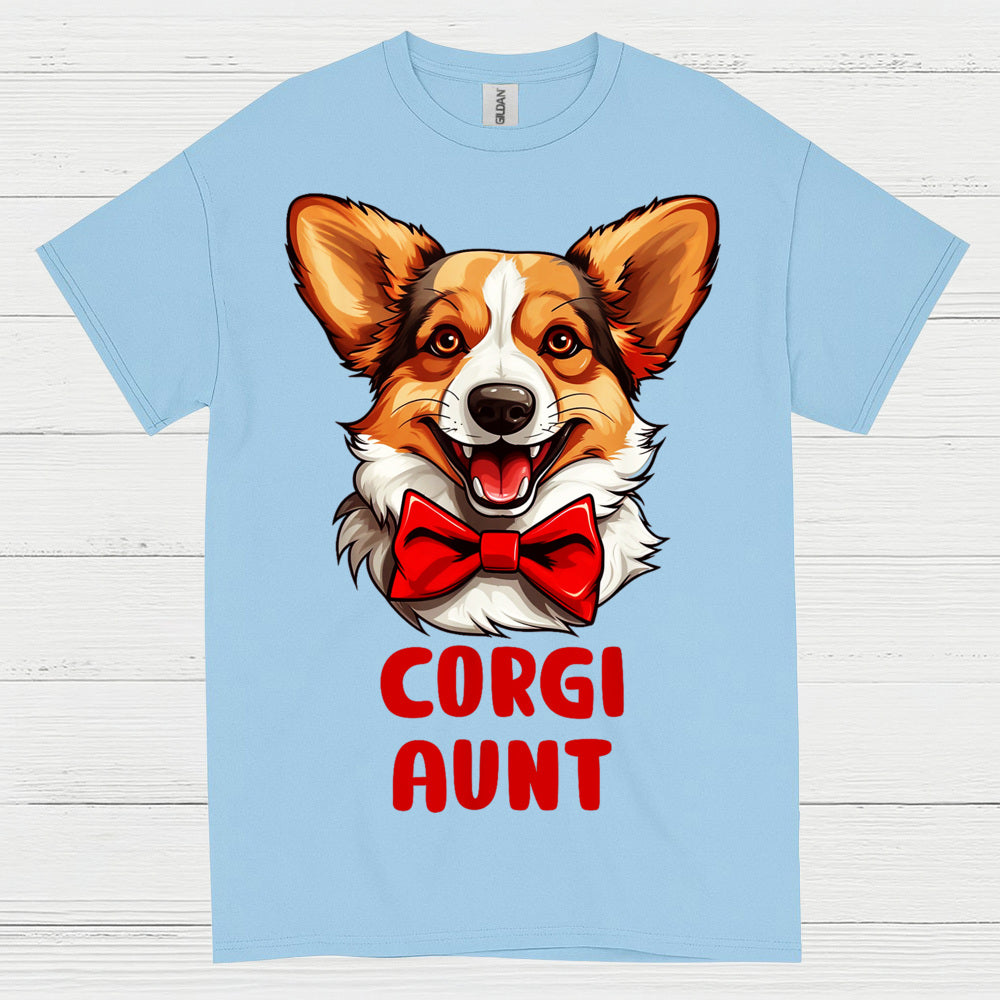 Corgi Aunt Cute Dog Lover T Shirt