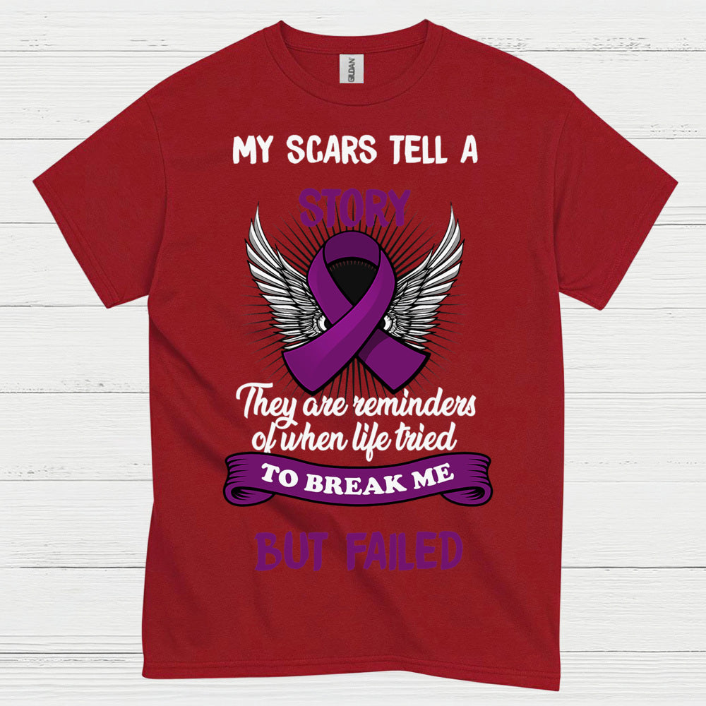 My Scars Tell A Story Epilepsy T Shirt