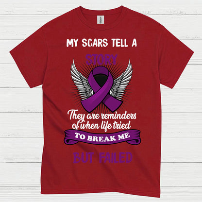 My Scars Tell A Story Epilepsy T Shirt