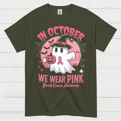 In October We Wear Pink Ghost T Shirt