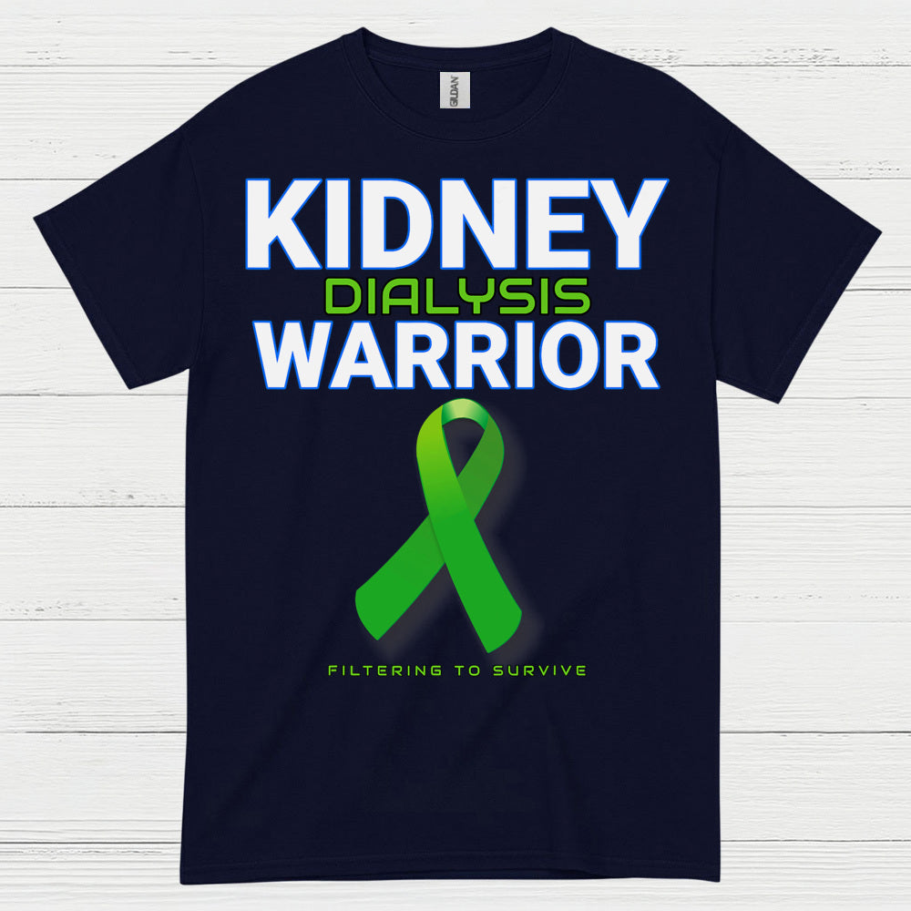 Kidney Dialysis Warrior Strength Awareness T Shirt