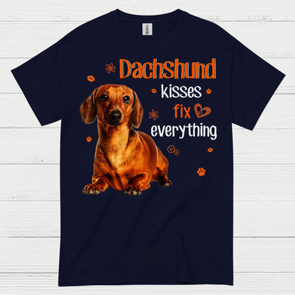 Dachshund Kisses Fix Everything T Shirt