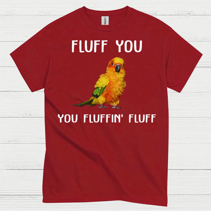 Fluff You Funny Parrot T Shirt