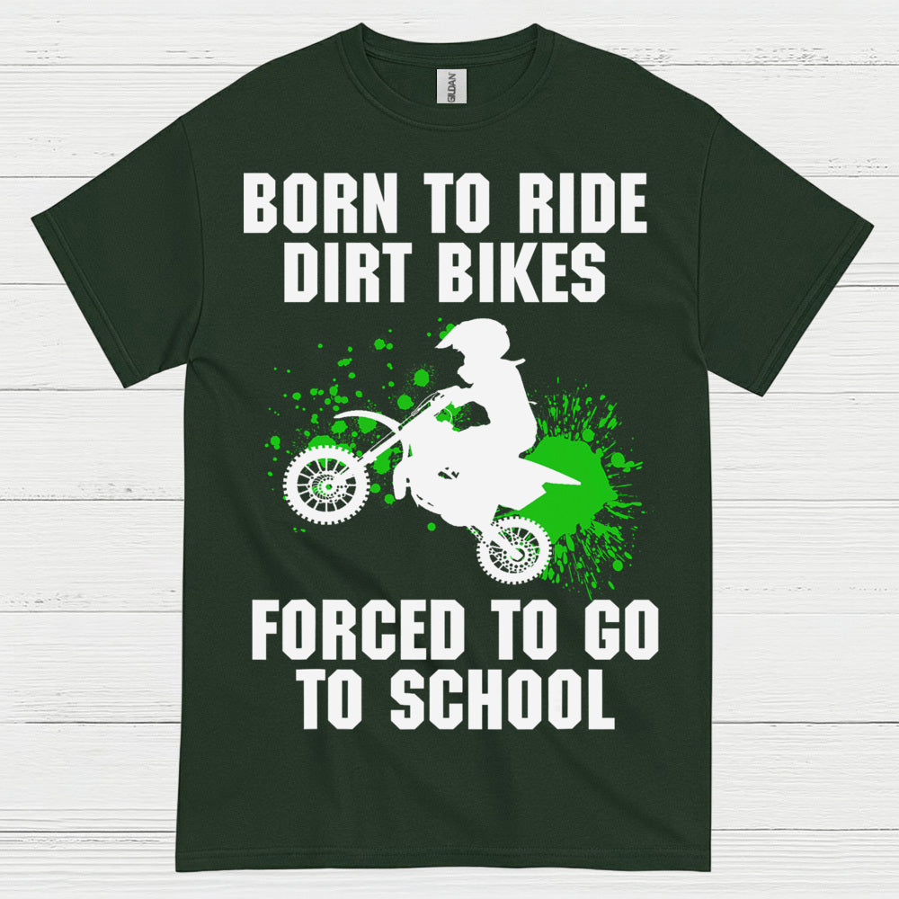 Born To Ride Dirt Bikes Funny Motocross T Shirt