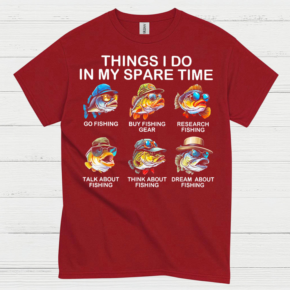 Things I Do Fishing T Shirt