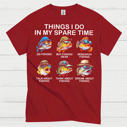 Things I Do Fishing T Shirt