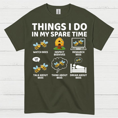 Things I Do In My Spare Time Bee T Shirt