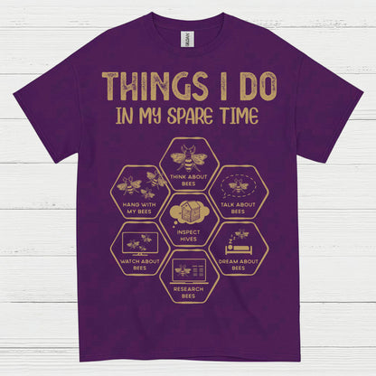 Bee Lover Spare Time Humor T Shirt