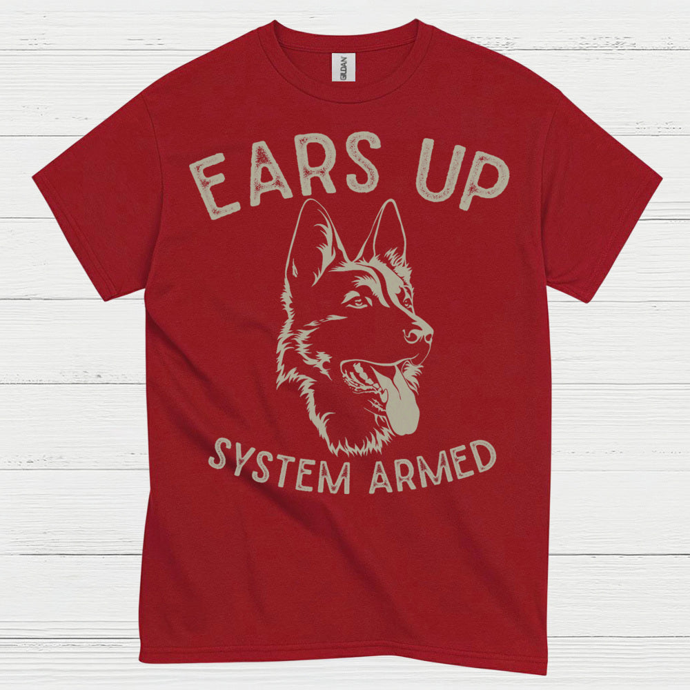 German Shepherd Alert Loyalty Guard Dog T Shirt