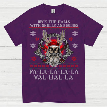 Valhalla Viking Christmas T Shirt