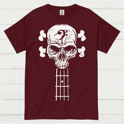 Bass Skull Guitar T Shirt