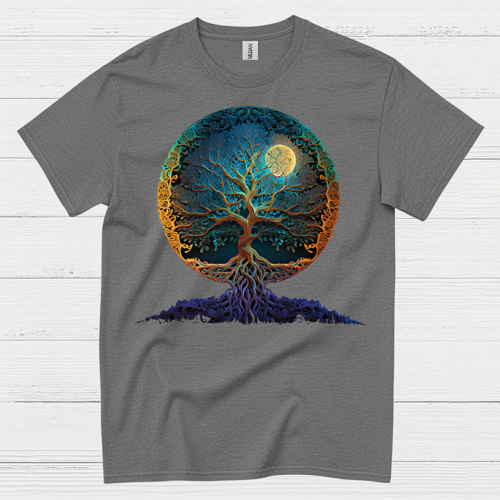 Tree Of Life Moon Art T Shirt