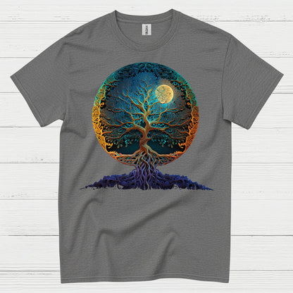 Tree Of Life Moon Art T Shirt