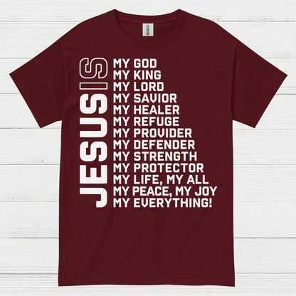 Jesus My Everything Christian Faith T Shirt