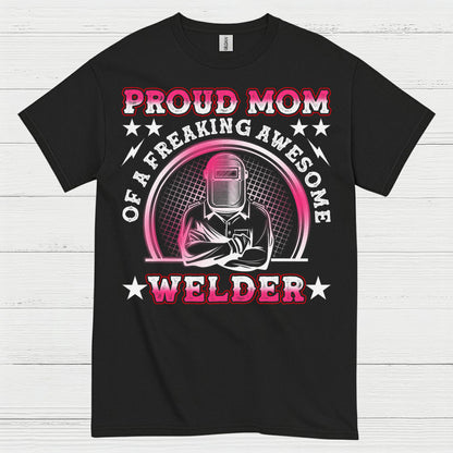 Proud Mom Welder Celebrating Her Awesome Craft T Shirt