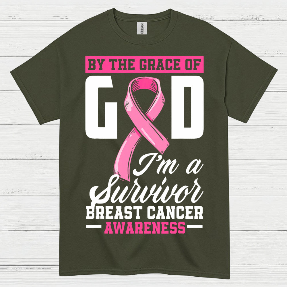 Breast Cancer Survivor Faith Ribbon T Shirt