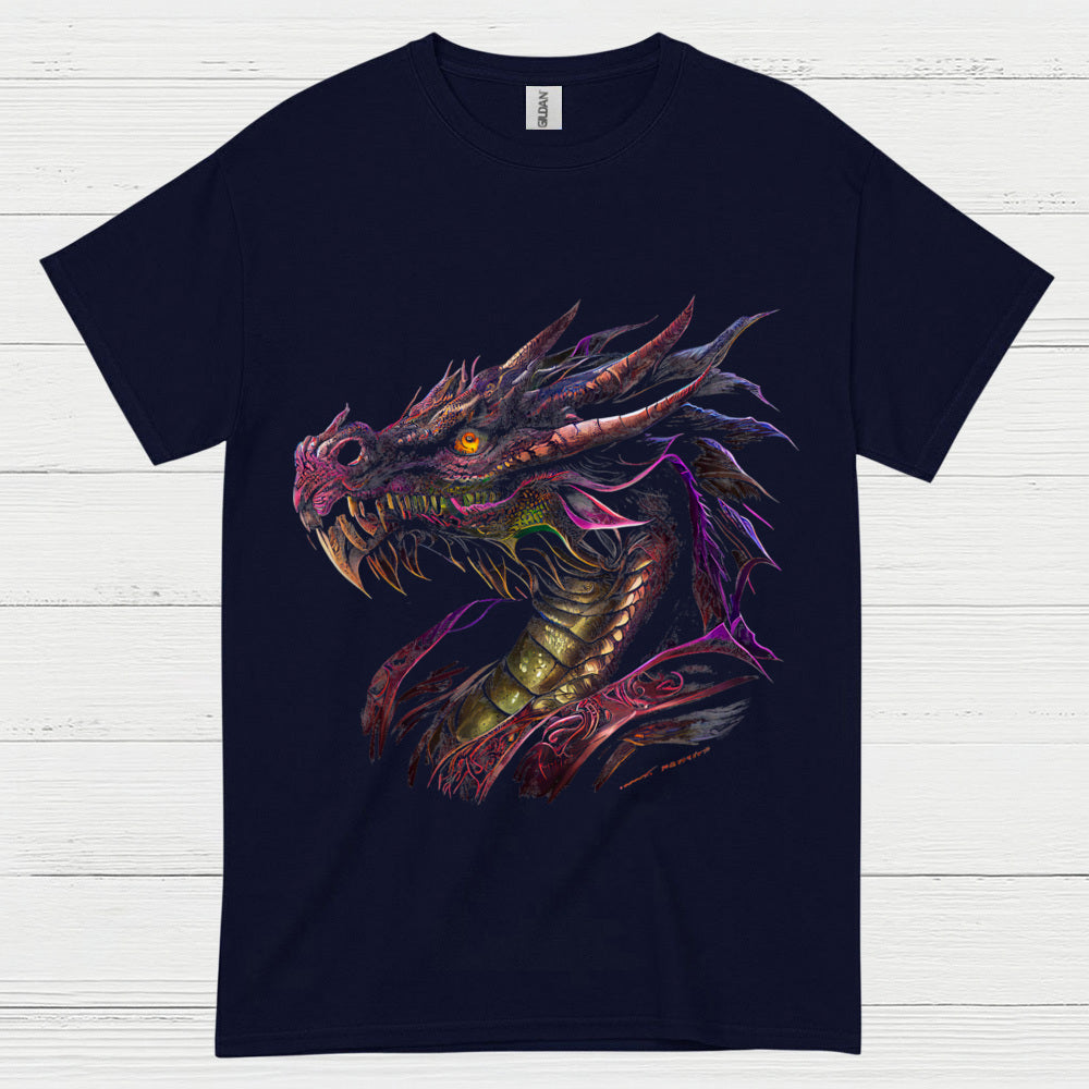 Fierce Dragon Head T Shirt