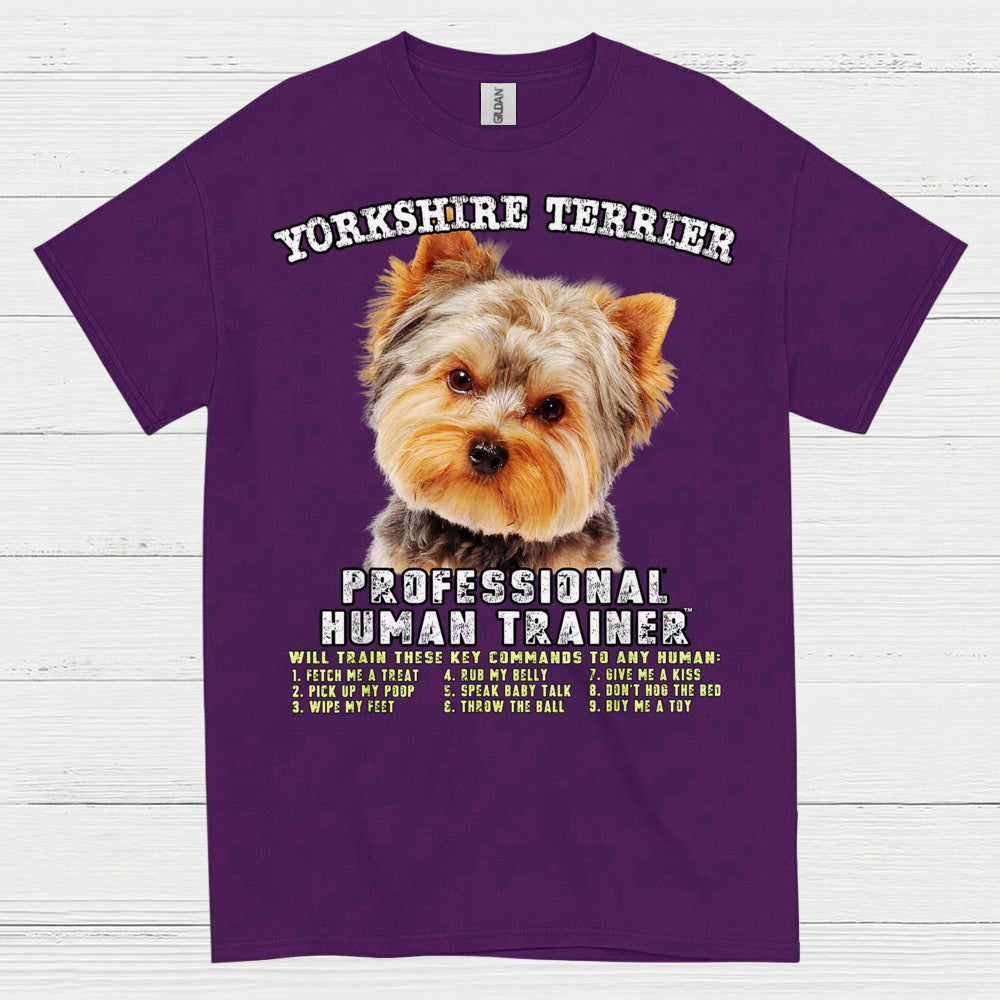 Yorkshire Terrier Professional Trainer Funny T Shirt
