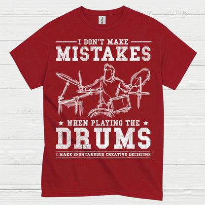 No Mistakes Drummer T Shirt