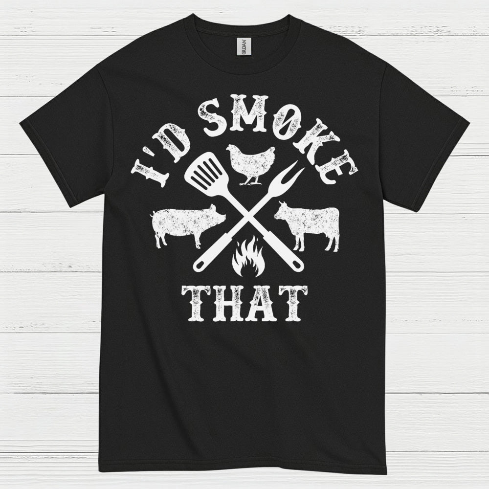 Id Smoke That BBQ Grilling T Shirt