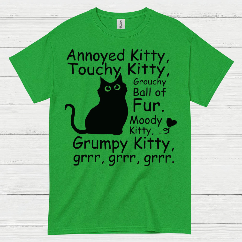 Grumpy Kitty Cat Humor T Shirt