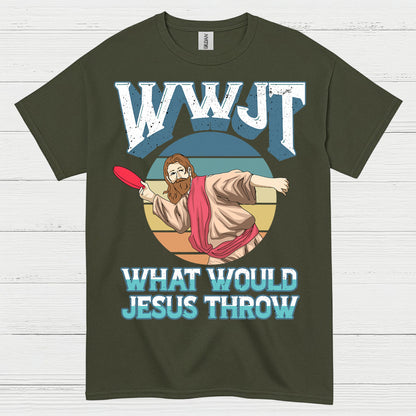What Would Jesus Throw Disc Golf T Shirt