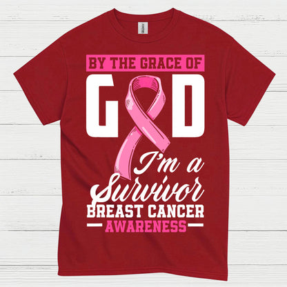 Breast Cancer Survivor Faith Ribbon T Shirt