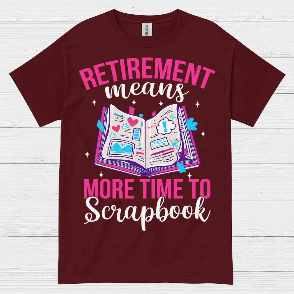 Retirement Scrapbooking Lover Memory Keeper T Shirt