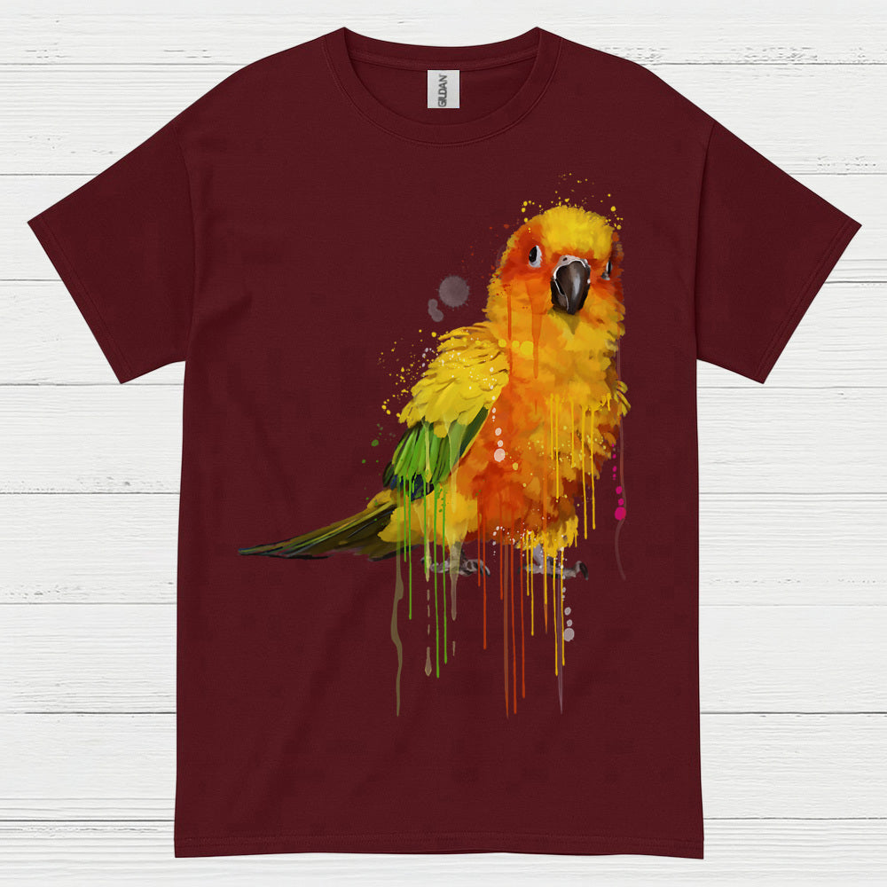 Colorful Parrot Watercolor Art T Shirt