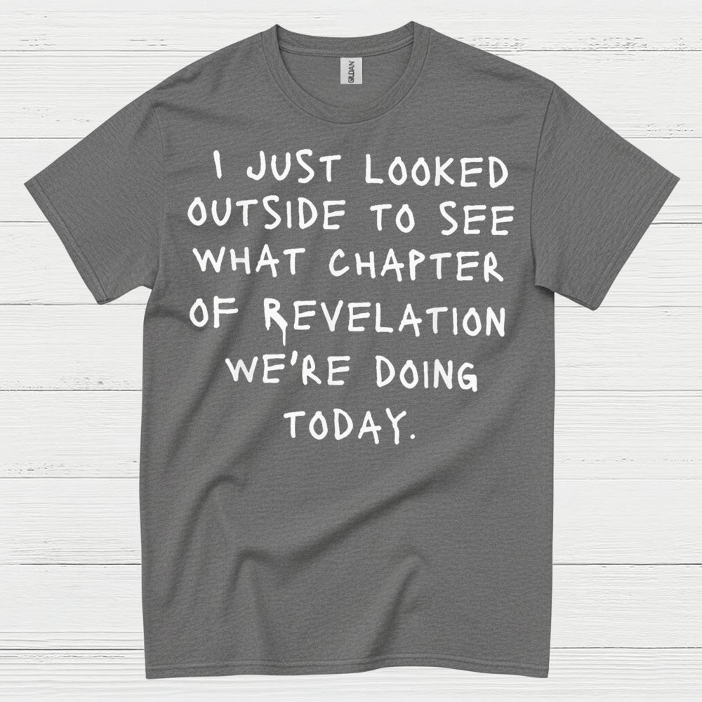 I Just Looked Outside Revelation Humor T Shirt