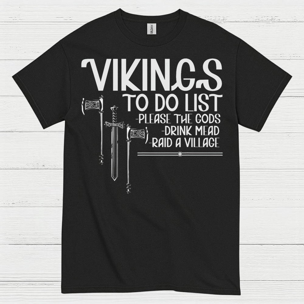 Vikings To Do List T Shirt