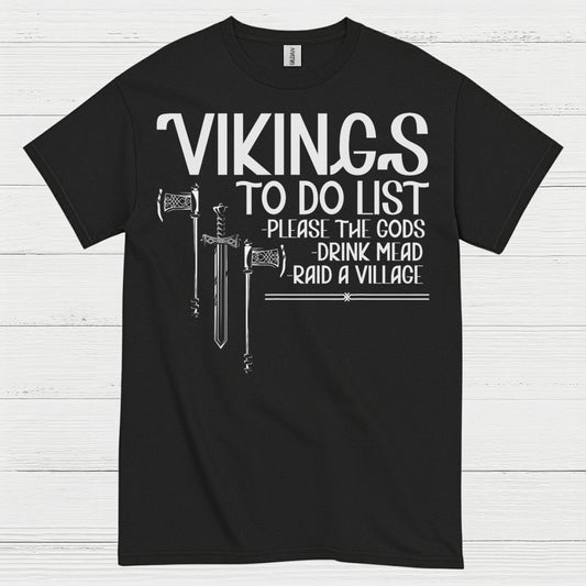 Vikings To Do List T Shirt