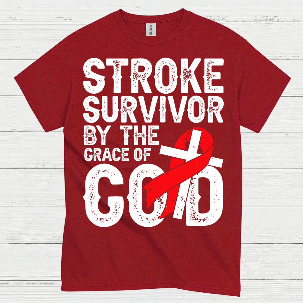 Stroke Survivor By The Grace Of God T Shirt