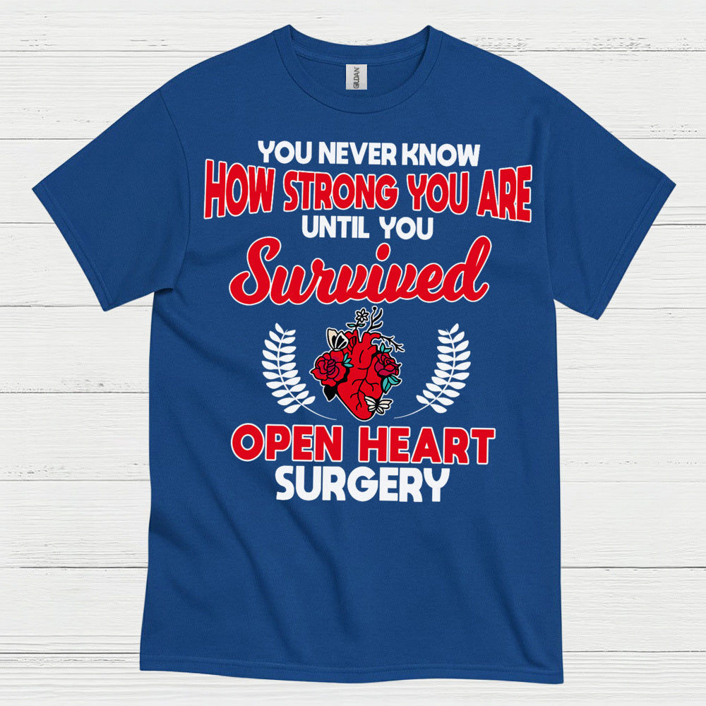 Survived Open Heart Surgery T Shirt