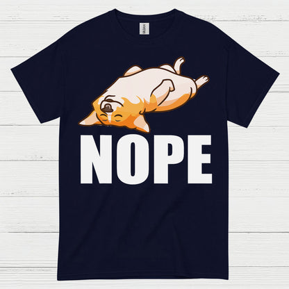 Nope Lazy Corgi Mood T Shirt