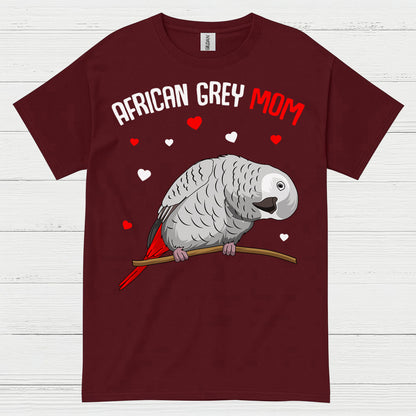 African Grey Mom T Shirt