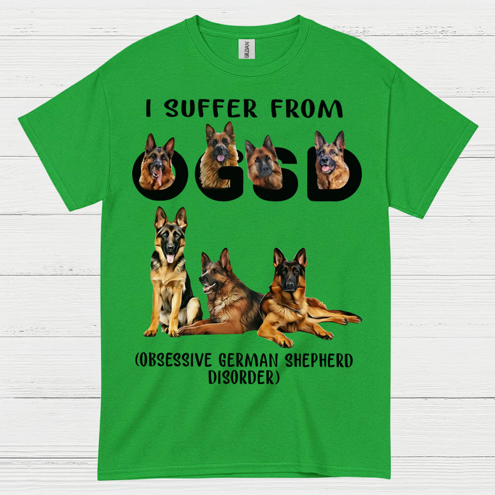 Funny German Shepherd OGSD Graphic T Shirt