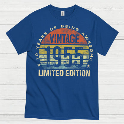 Vintage 1955 Limited Edition Birthday T Shirt